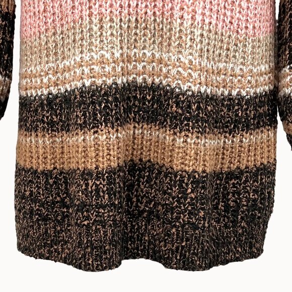 Lane Bryant Plus Size 22/24 V-Neck Tunic Style Over-Sized Sweater Striped EUC! - Picture 11 of 16